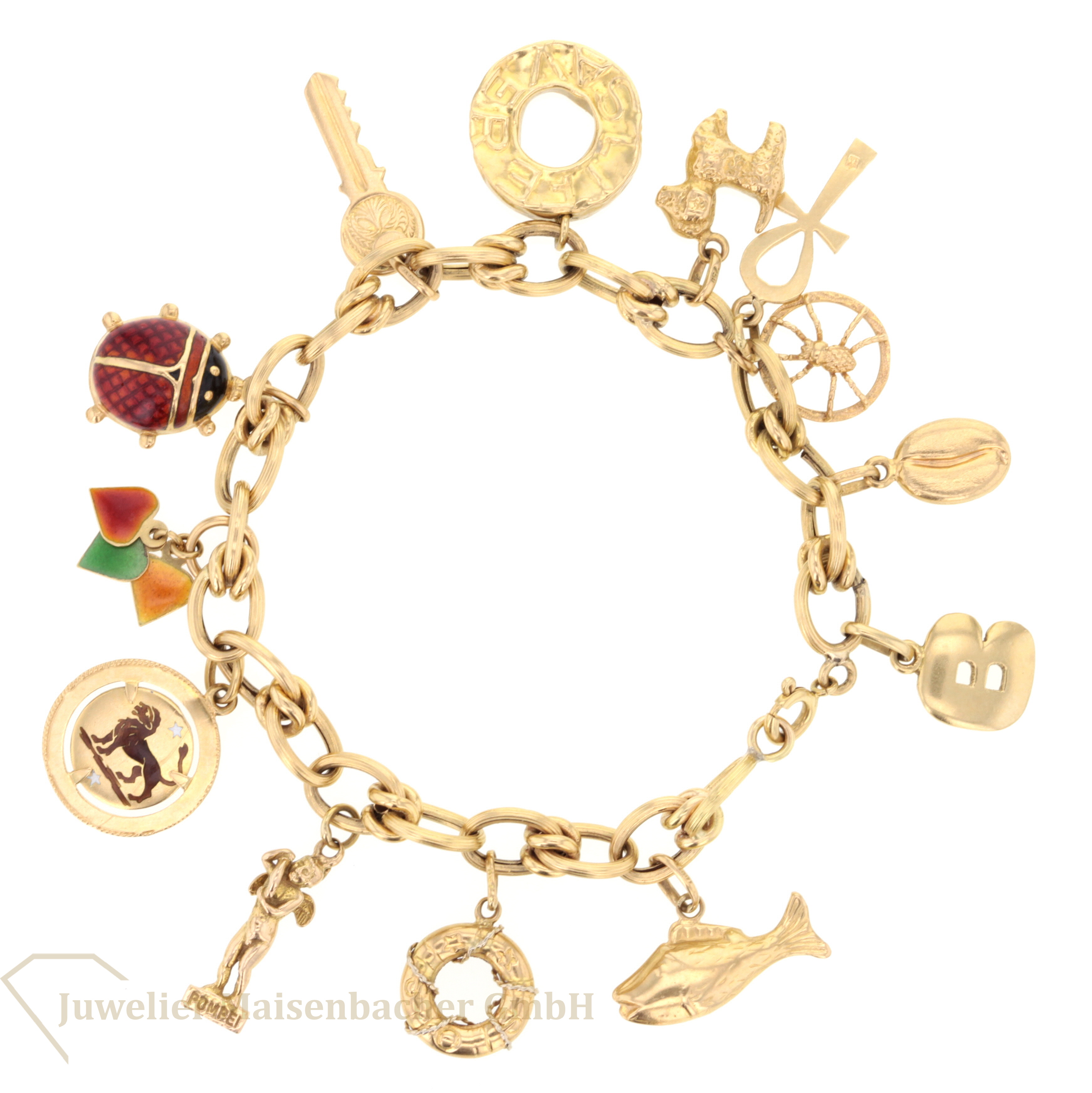 Goldenes Bettelarmband