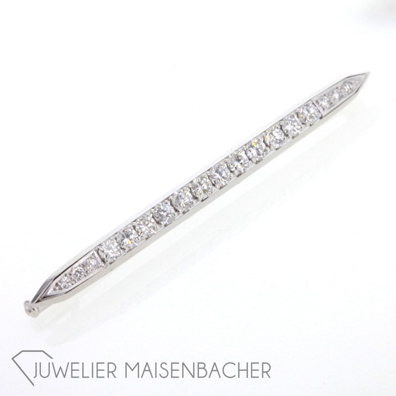 Diamant Anstecknadel Brosche