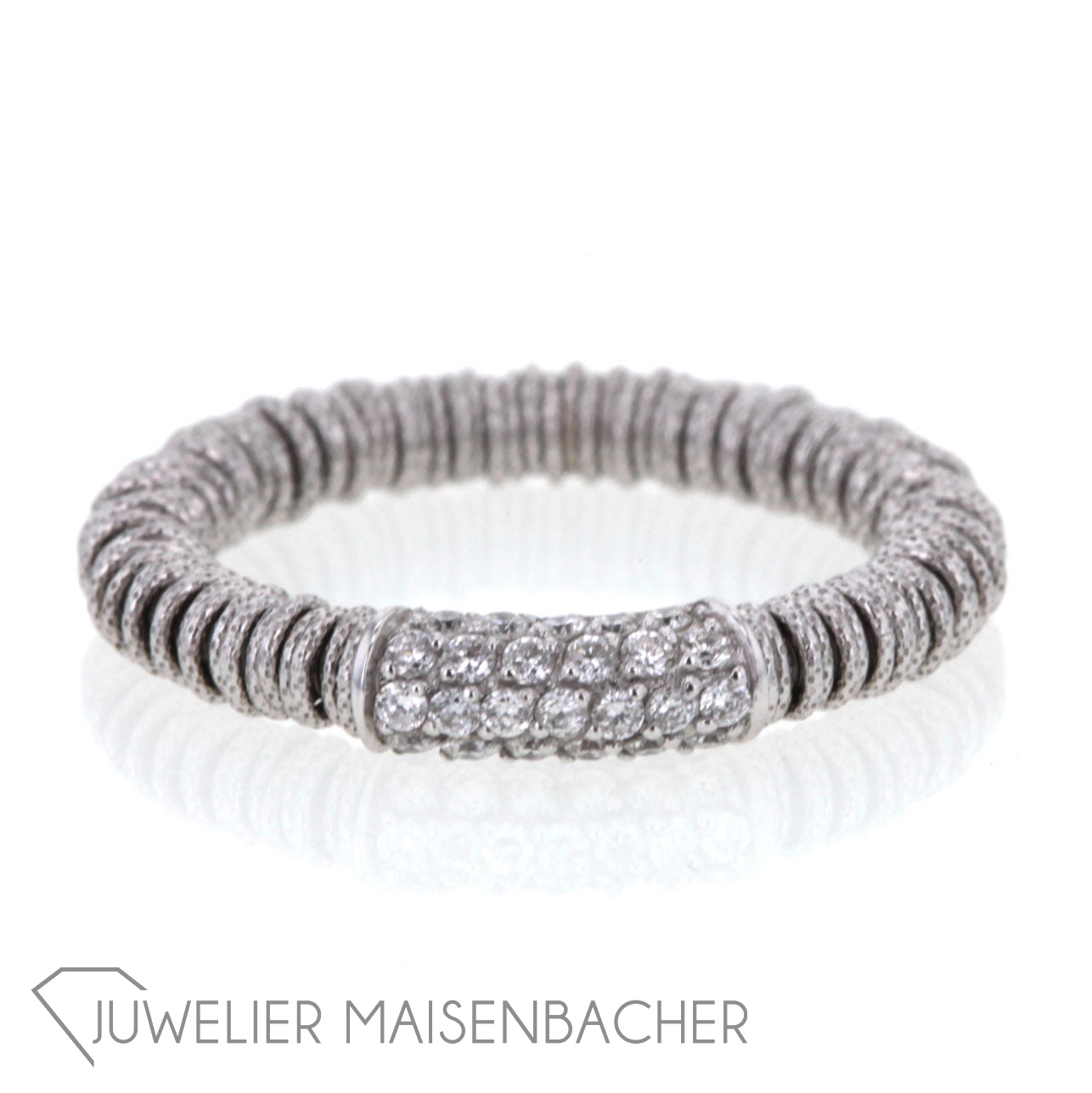 Bucherer Flex-Ring mit Diamanten