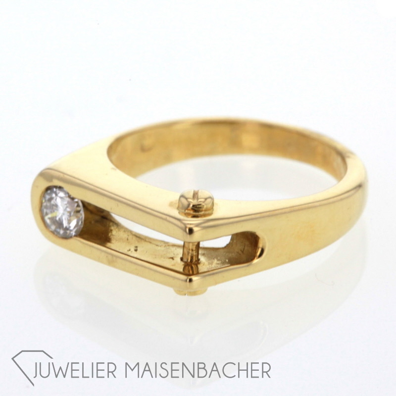 besonderer Design Solitairering