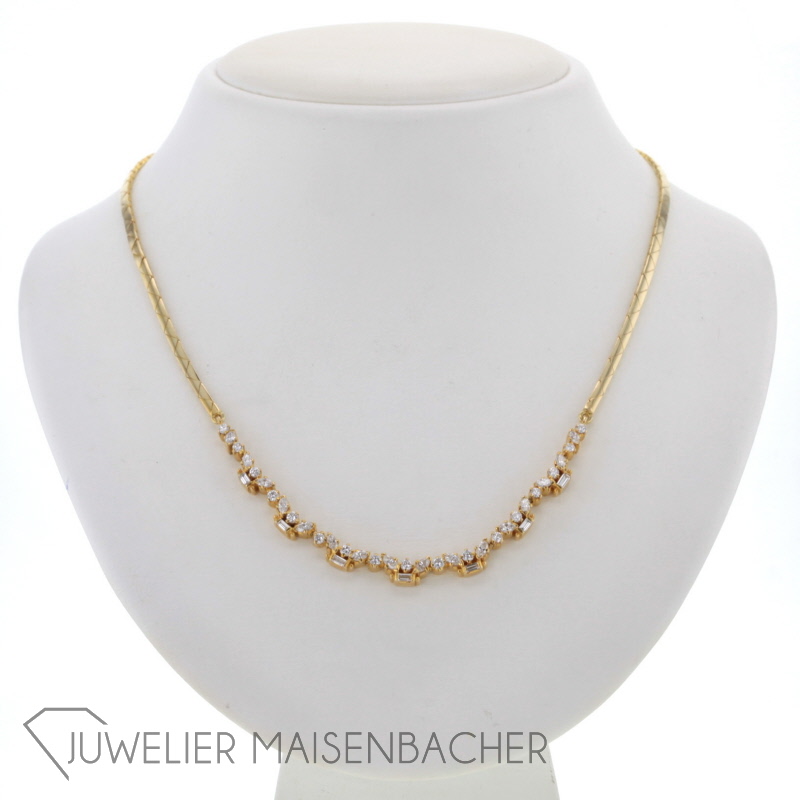 Diamant-Collier Gold