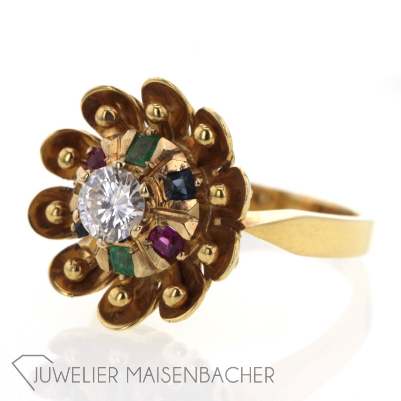 Goldring Blume Edelstein-Mix