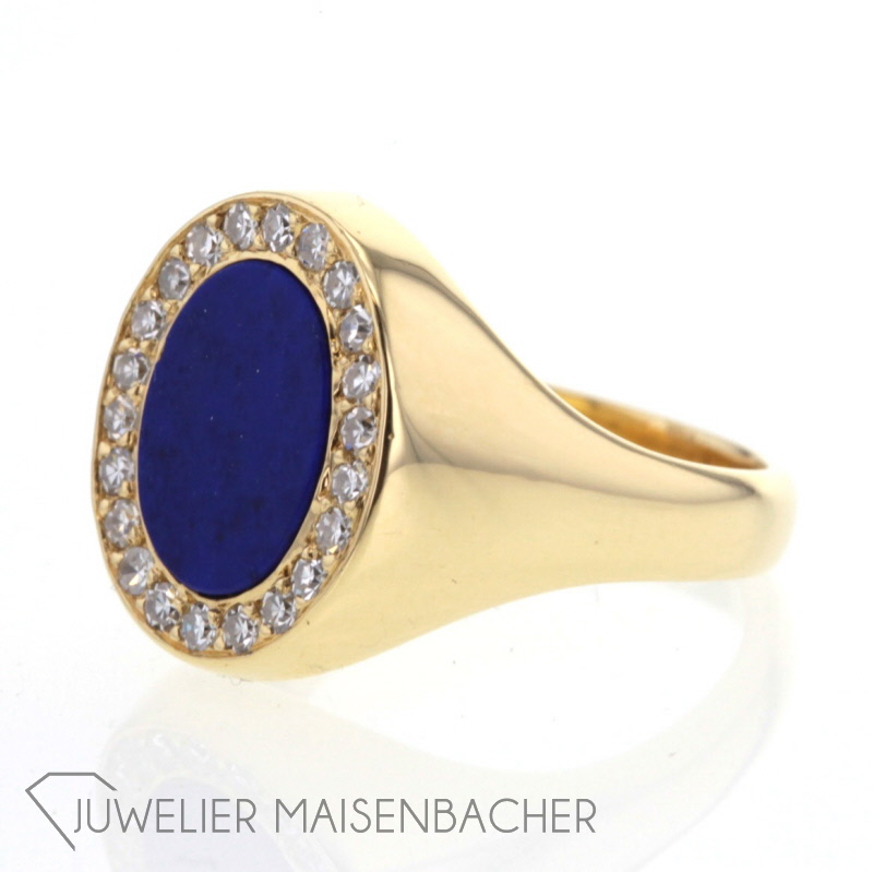 Rüschenbeck Lapis Ring Diamant