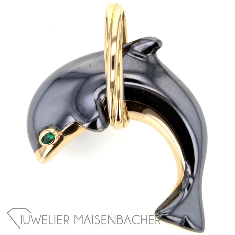 Cartier Orca Schwertwal Ketten-Anhänger