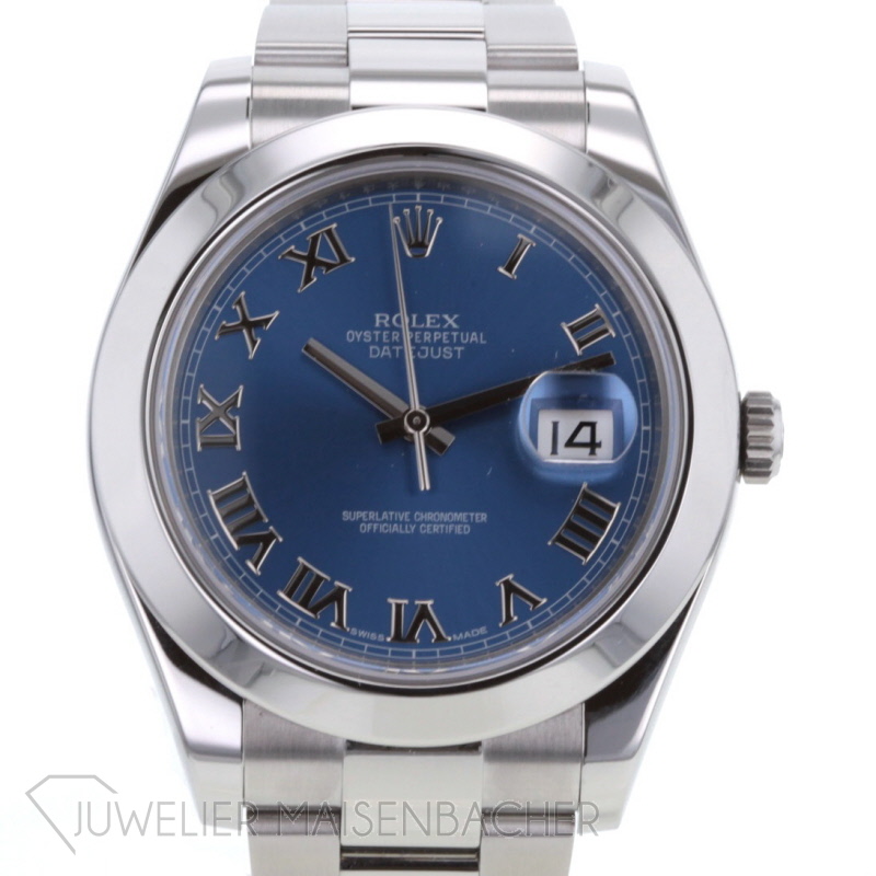 Rolex Datejust blau