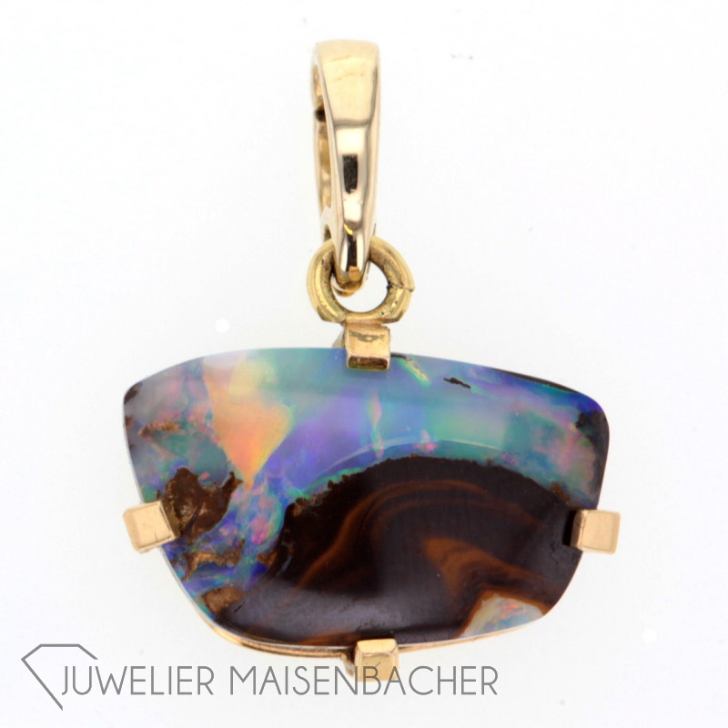 Anhänger Boulder-Opal Roségold