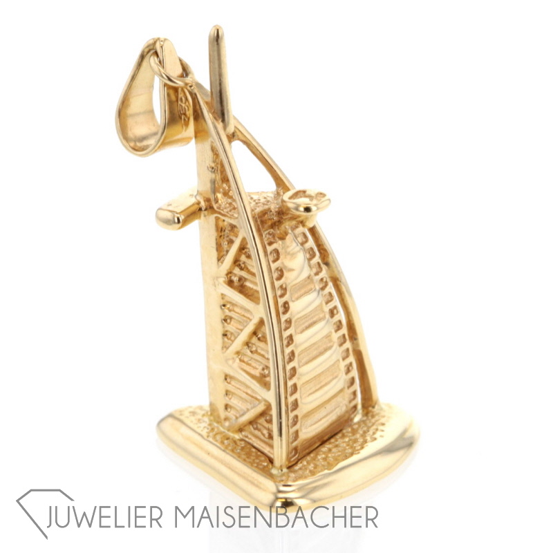 Anhänger „Burj al Arab“ Gelbgold