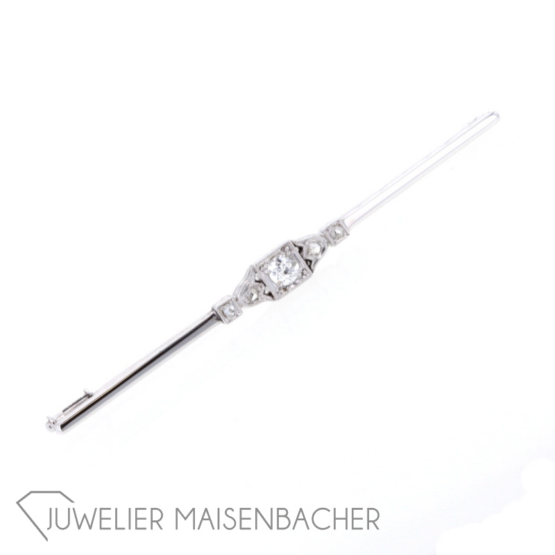 Art Deco Diamant Anstecknadel