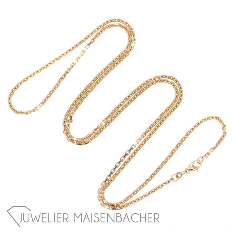 Goldkette 80 cm diamantiert