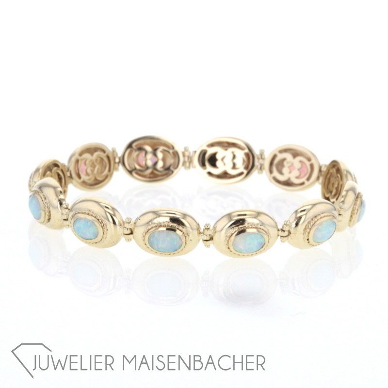 Opal-Armband Gold