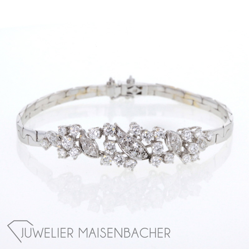 Diamanten-Armband Weißgold