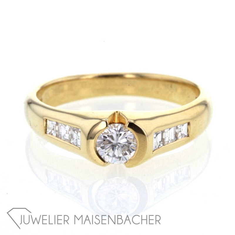 Diamant-Ring Gelbgold