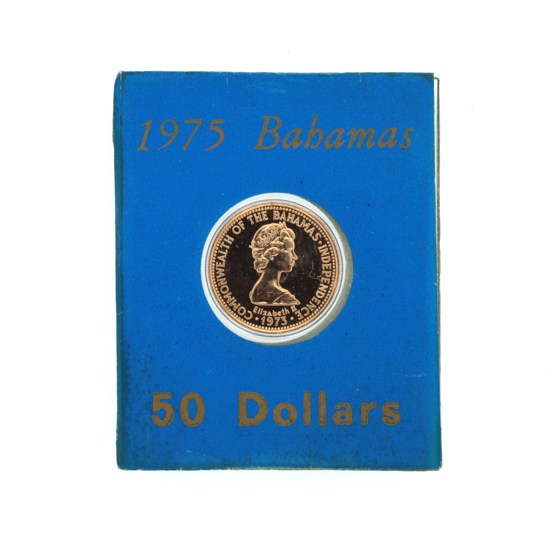 50 Dollar Bahamas 916,6/- Gold, 1975