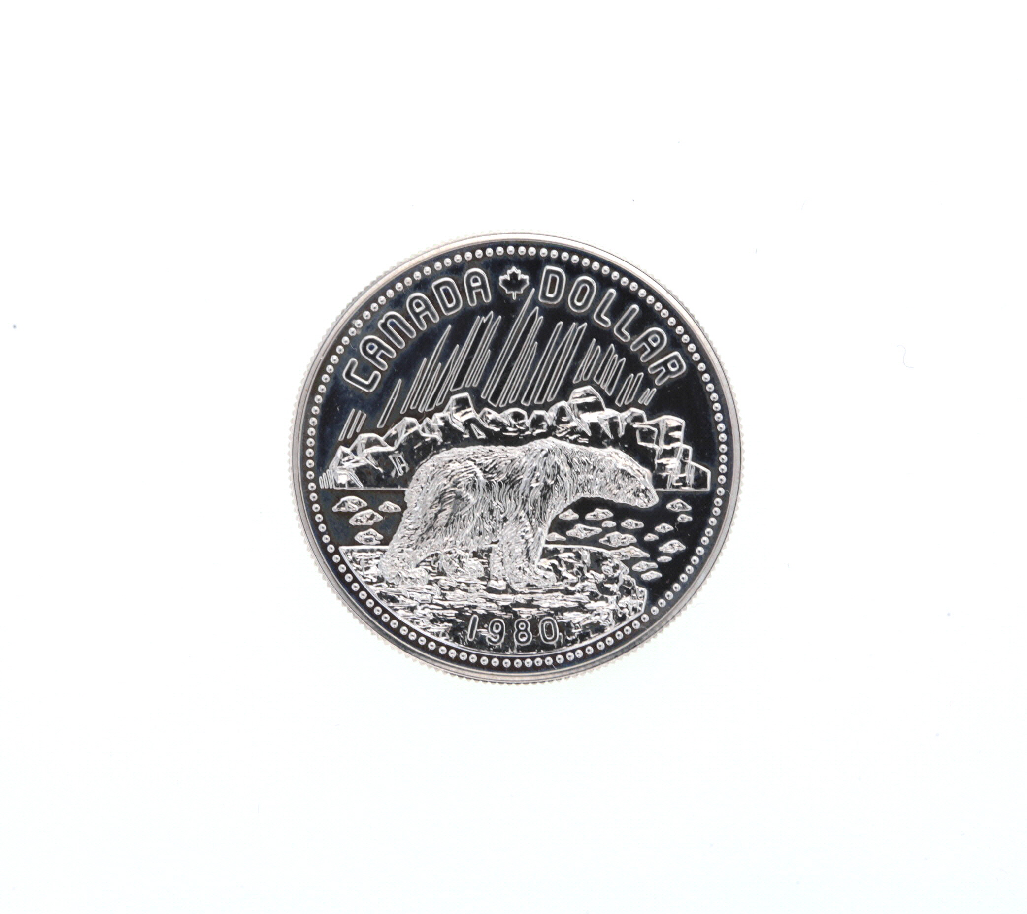 Gedenkmünze 1 Dollar Canada, Silber, 1980