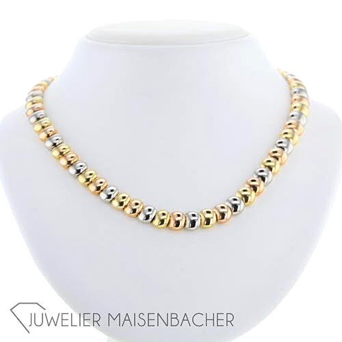 Ebel Collier Gold tricolor, by Alessandra Gradi