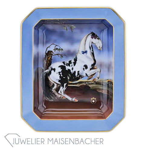 Juwelier Friedrich Porzellan-Schale *Royal Horse*, Handbemalt