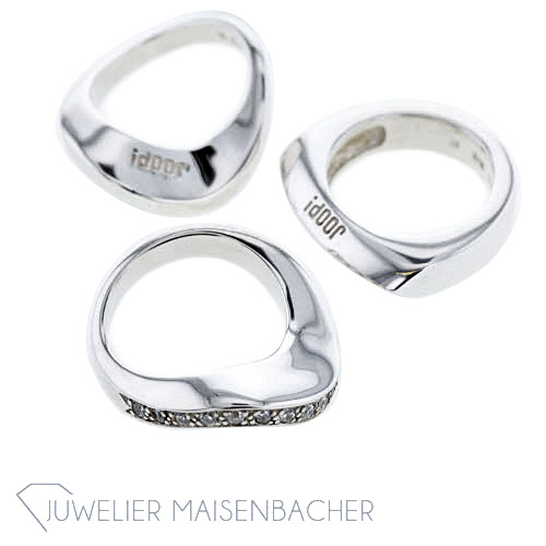 Joop Konvolut aus 3 Ringen, 925/- Sterling Silber