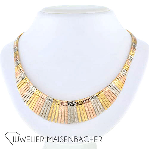 Cleopatra-Collier, Gold tricolor