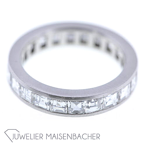 Klassischer Memory-Ring *Carrée*, Ringgröße 50