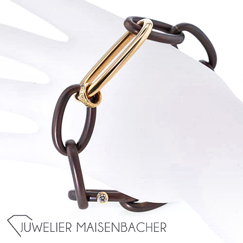 IsabelleFa Armband *Divine*mit Brillant Gold "RARITÄT"