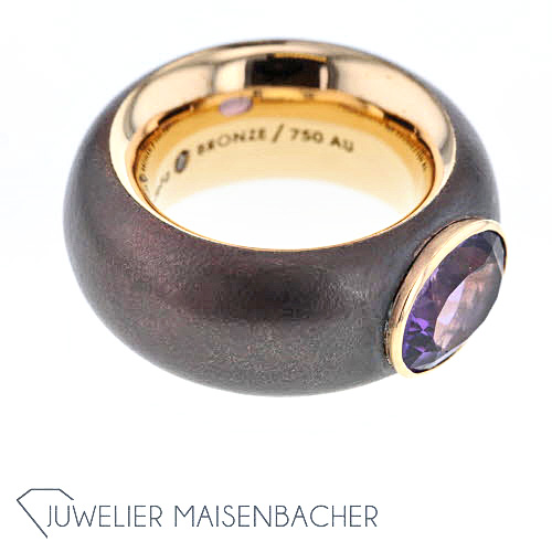 Isabelle Fa Ring *Ellipse* Amethyst, Ringgröße 56,5