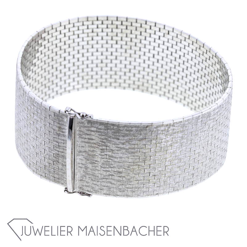 Massives Armband *diamantiert*, Tragelänge 18cm