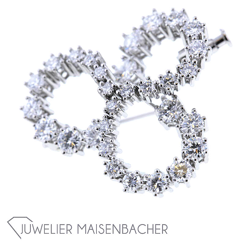 Damen Brosche Diamanten