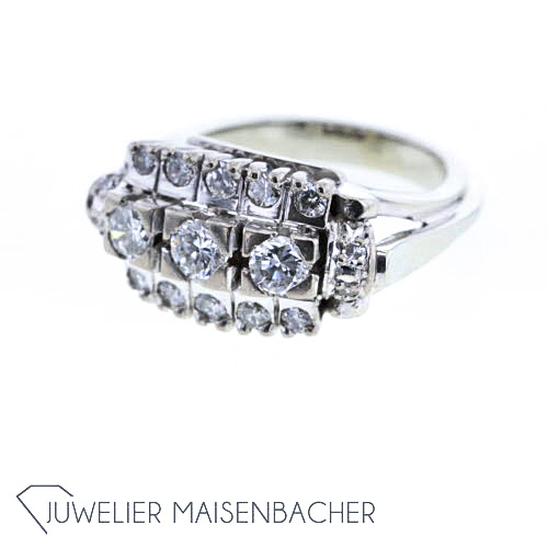 Statement Damen Ring Diamanten