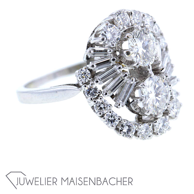 Bucherer Cocktail-Ring, Ringgröße 52,5