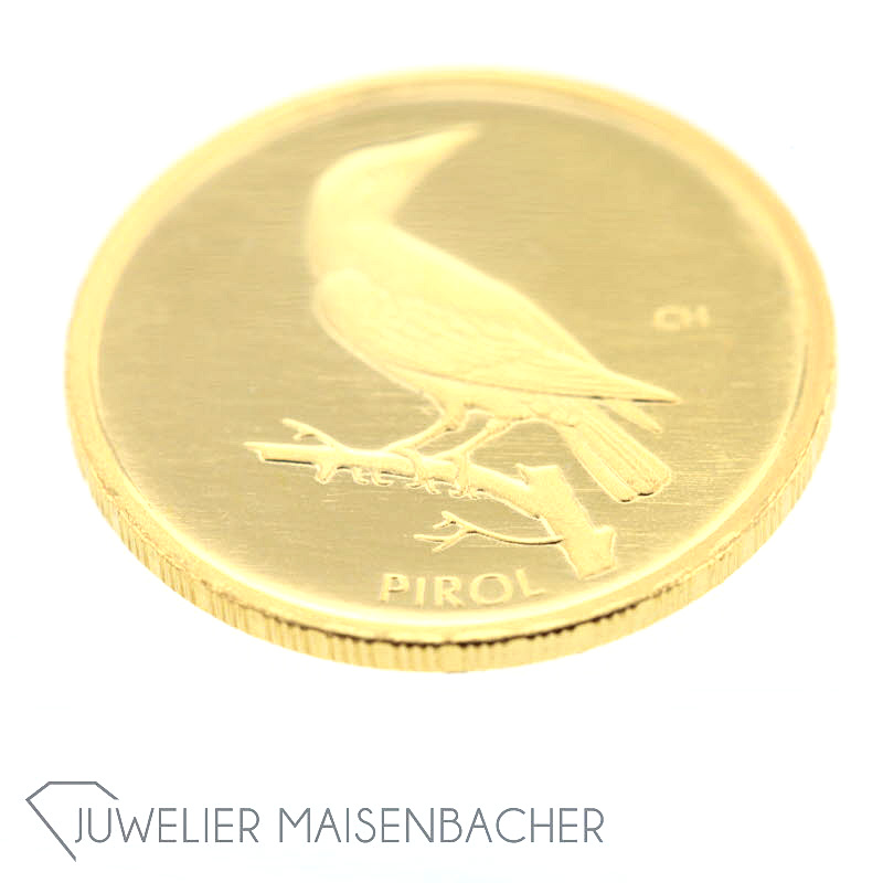 Goldmünze 20 Euro Heimische Vögel 'Pirol', 2017