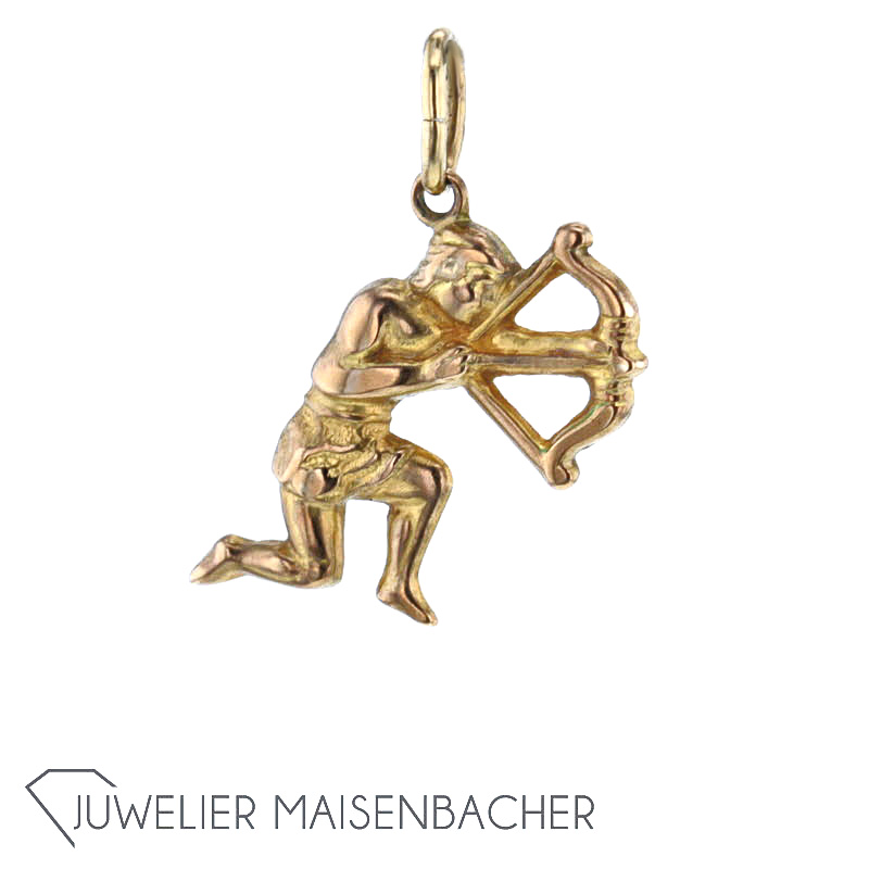 Anhänger Sternzeichen *Schütze* 333/- Gelbgold