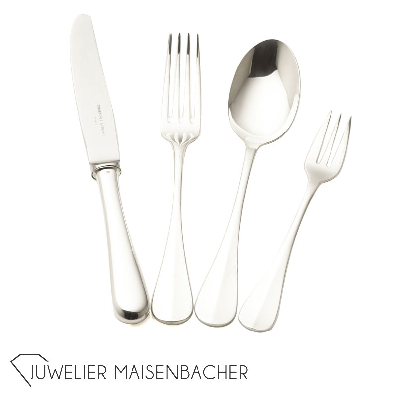 Christofle Tafelbesteck *Fidelio* 24 tlg. , 925/- Sterling Silber