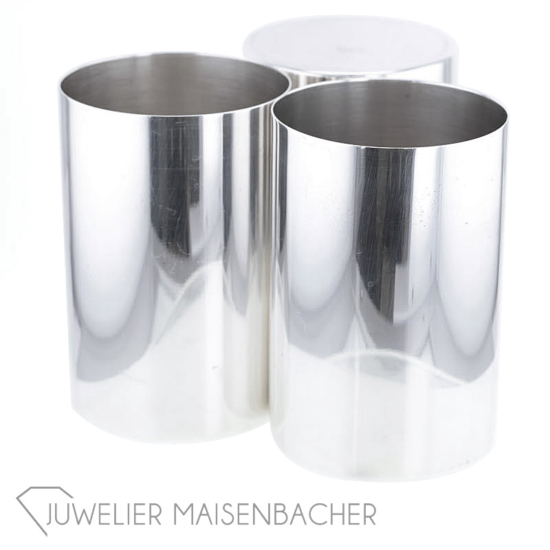 Wilkens Set aus 3 Silberbechern 835/- Silber