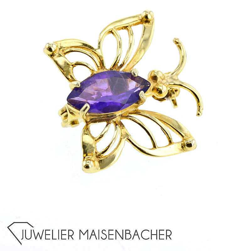 Juwelier Deiter Brosche Schmetterling *Amethyst*