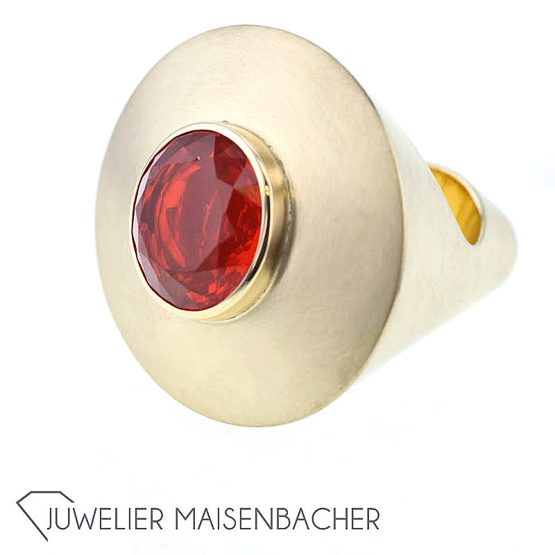 Georg Spreng Design-Ring *Feueropal*, Ringgröße 58