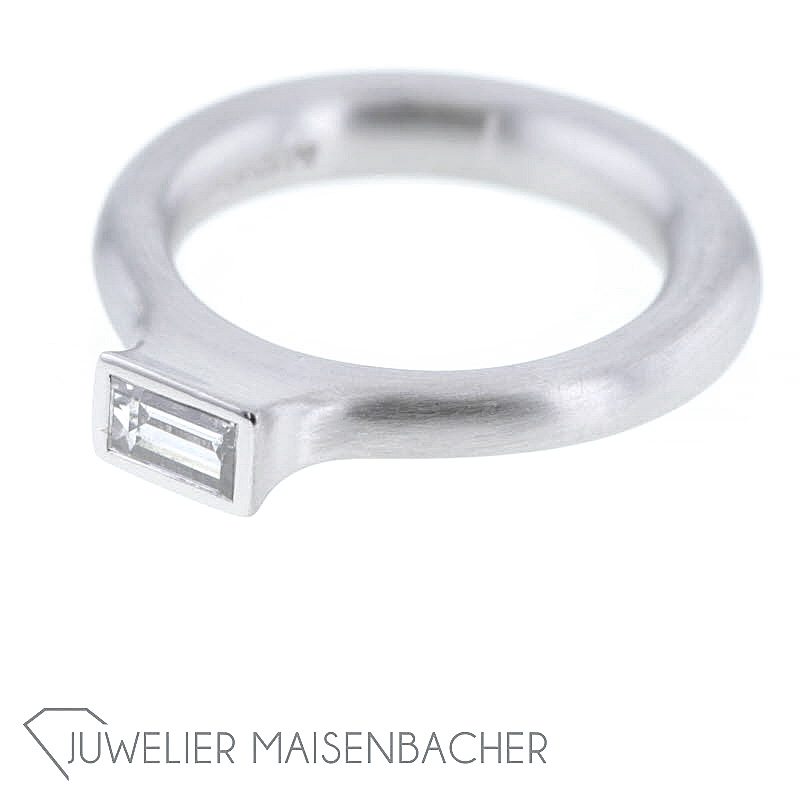 Henrich & Denzel Solitaire-Ring *Toska* Diamant Platin