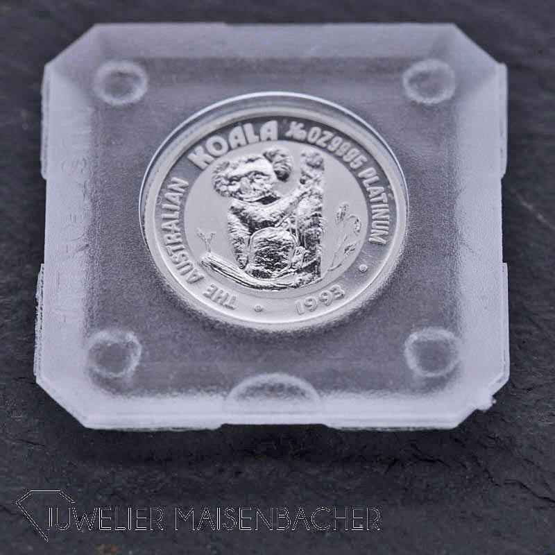 Koala Platinmünze 1/10oz, 999,5/- Platin, 1993