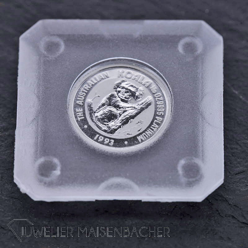 Koala Platinmünze 1/20oz, 999,5/- Platin, 1993