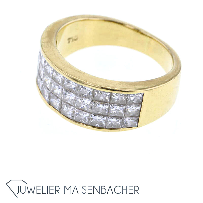 Diamant-Ring *Princess*, Ringgröße 52