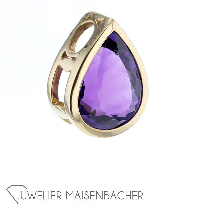 Anhänger Gelbgold *Amethyst*