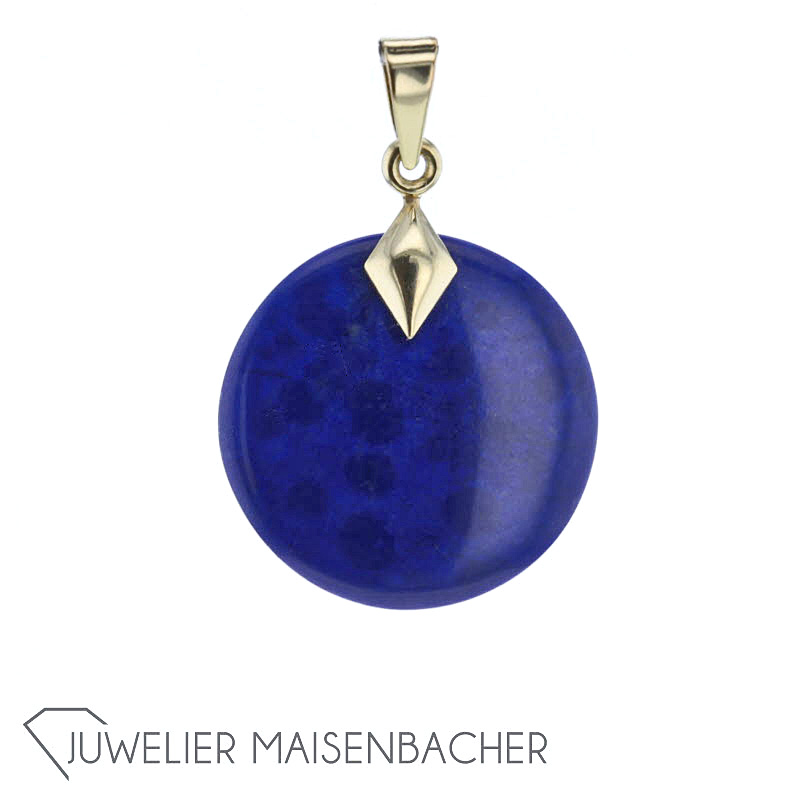 Anhänger Gelbgold *Lapislazuli*