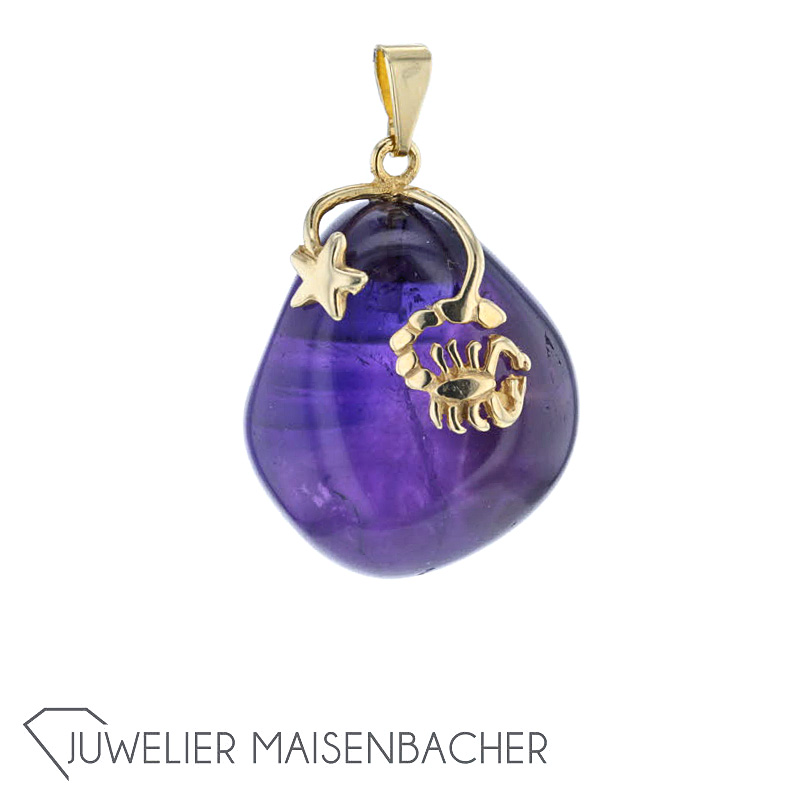 Anhänger Gelbgold *Amethyst*