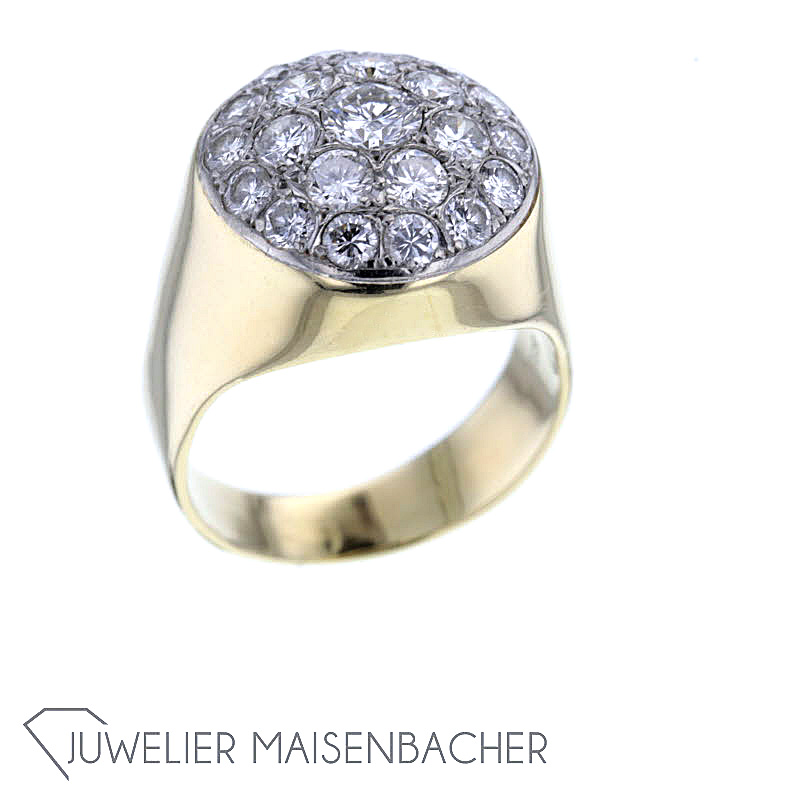 Juwelier Graef opulenter Diamant-Ring, Ringgröße 60