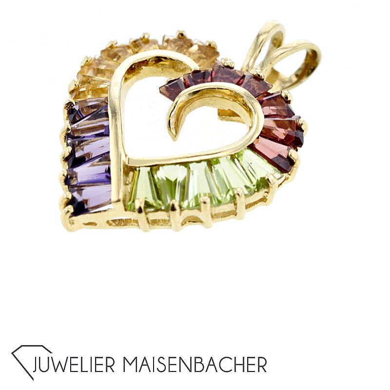 Bucherer Herz-Anhänger *Multicolor*