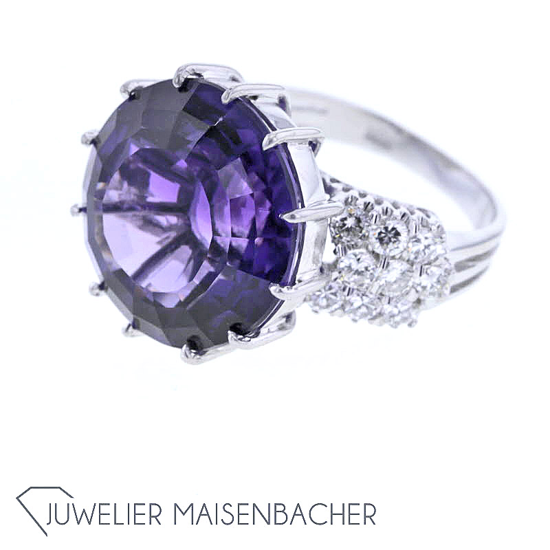 Cocktail-Ring *Amethyst*, Ringgröße 53