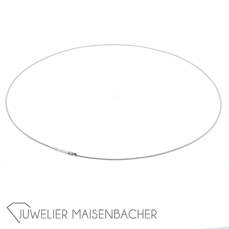 Niessing Schnur Platin, 1,2mm, Länge 45cm