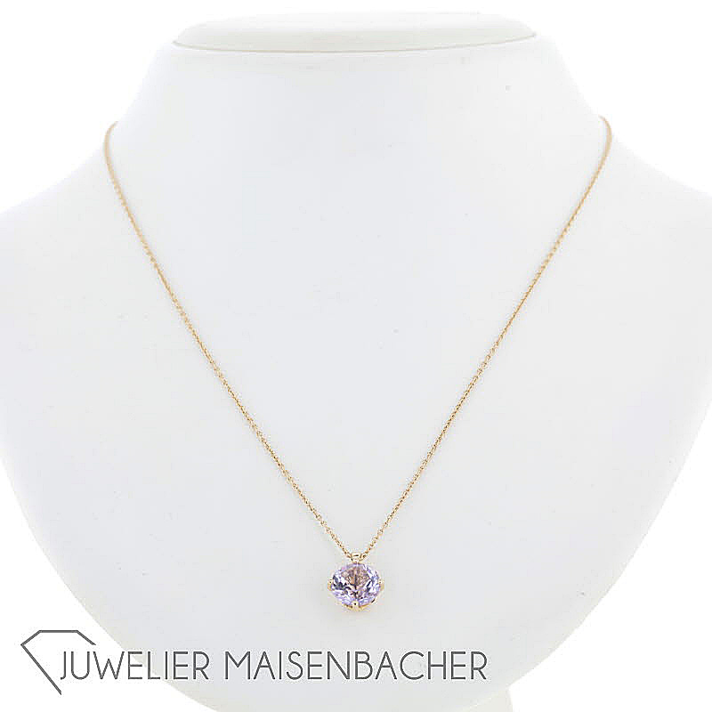 Rüschenbeck Just Jewels Amethyst-Anhänger mit Kette, Tragelänge 45cm