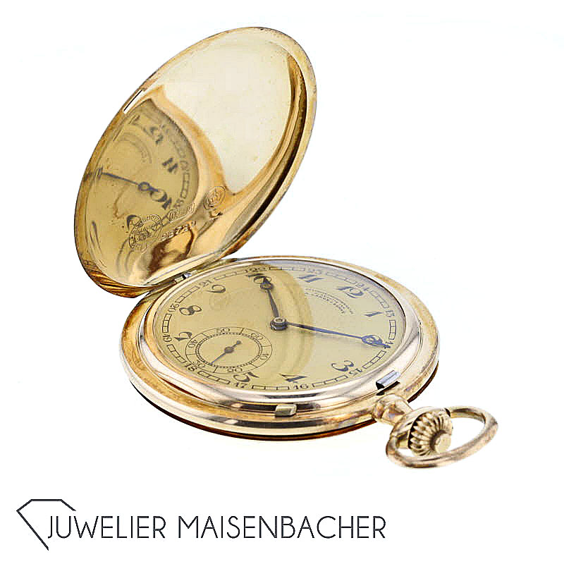 A. Lange & Söhne Savonette Herrentaschenuhr, Marke DUF, Glashütte 1927-34