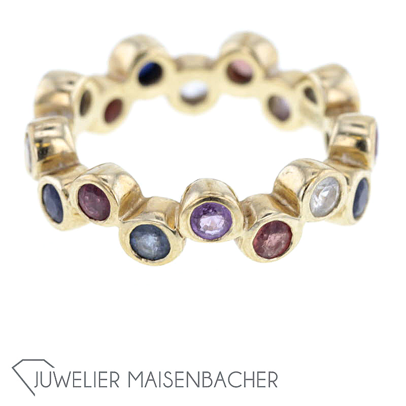 Multicolor Edelstein Ring 'Annette' Gr. 53