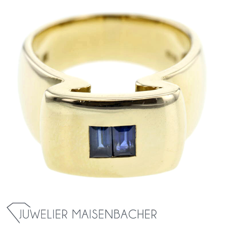 La Cadeau Design-Ring *Saphir*, Ringgröße 53